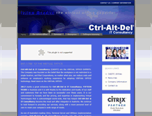 Tablet Screenshot of ctrl-alt-del.com.au